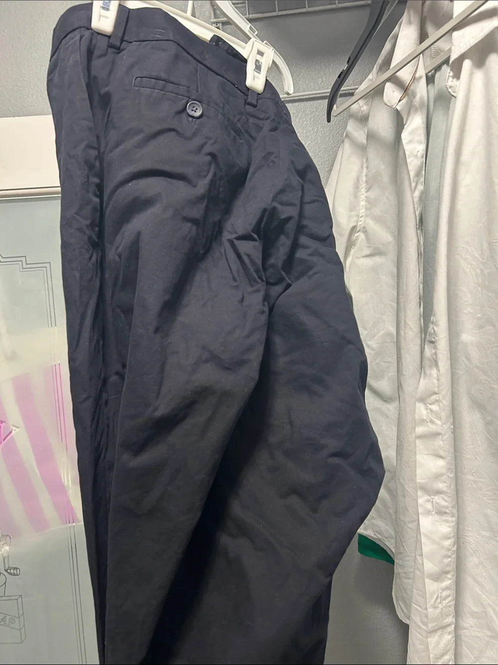Banana Republic Men's Navy Chinos Slim Fit